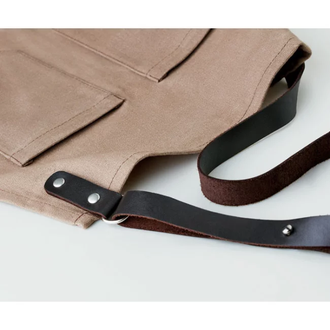 Tablier en toile enduite personnalisable