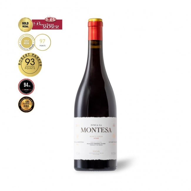 Bouteille de vin rouge La Montesa 