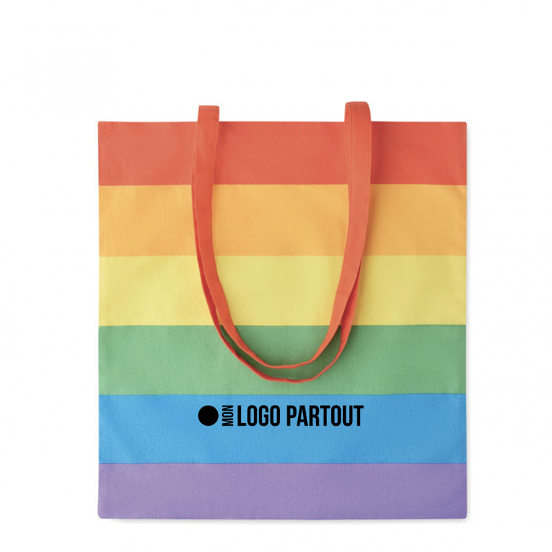Sac shopping publicitaire Borealis Rainbow 