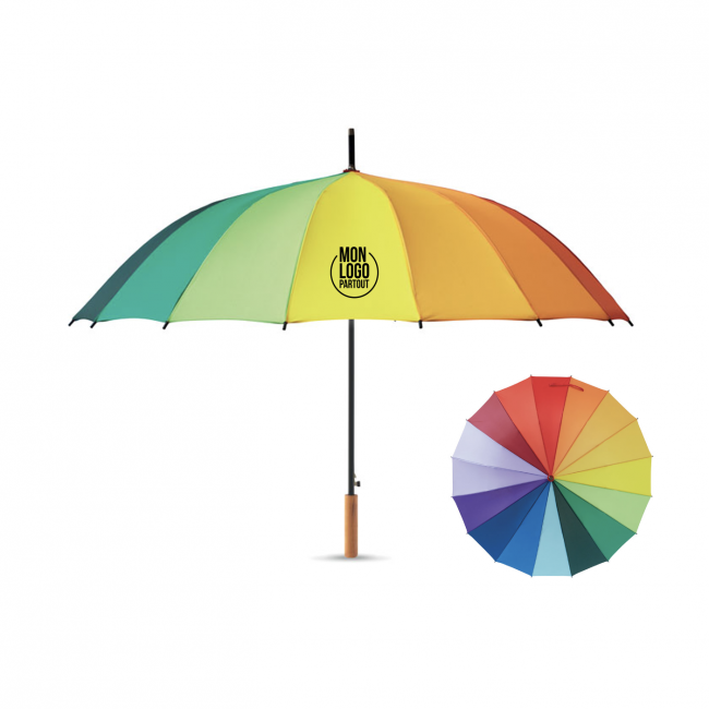 Parapluie publicitaire Rainbow 