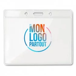 Porte Badge Souple Horizontal