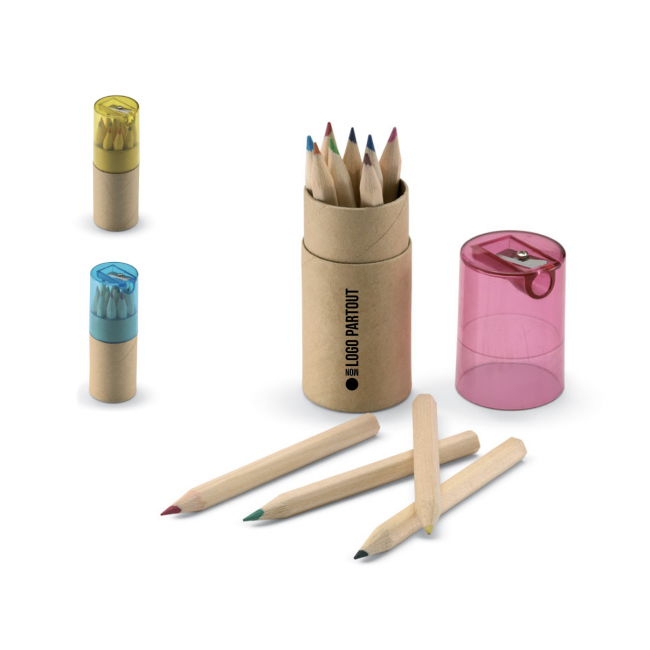 Set crayons de couleurs publicitaire Lambut 