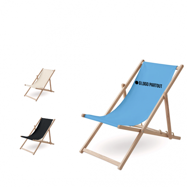 Chaise de plage publicitaire Honopu 