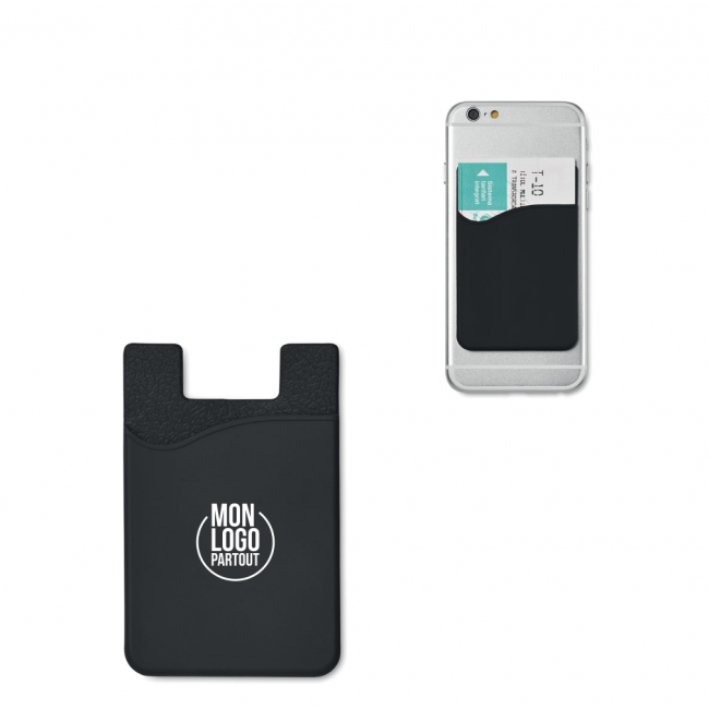 Porte-cartes silicone pour smartphone Silicard 