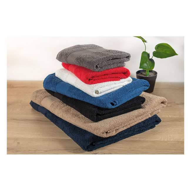 Serviette éponge en coton bio personnalisable PERRY 