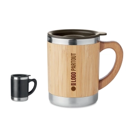 Mug isotherme bambou Mokka...