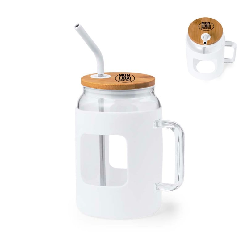 Mug publicitaire grande capacité Jacin 1,6 l 