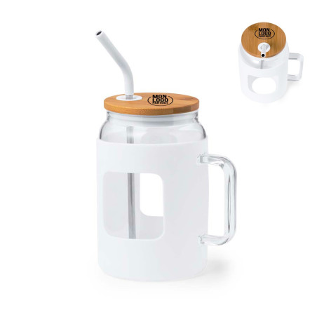 Mug publicitaire grande capacité Jacin 1,6 l 