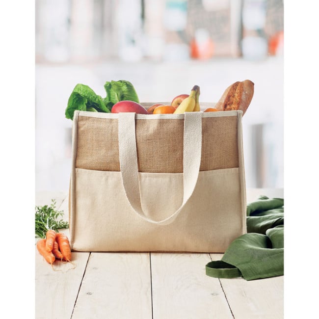 Sac shopping en Jute Campo