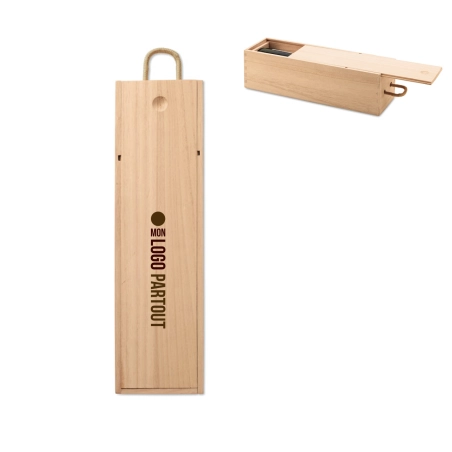 Boîte à vin personnalisable en bois Vinbox 