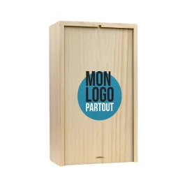 Coffret à vin en bois...