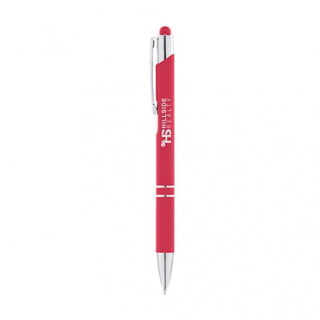 Stylo promotionnel Crosby soft Touch stylet clip personnalisable Stylo promotionnel Crosby soft Touch stylet clip personnalisable - Rouge 200