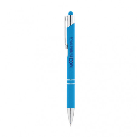 Stylo promotionnel Crosby soft Touch stylet clip personnalisable Stylo promotionnel Crosby soft Touch stylet clip personnalisable - Bleu 7690