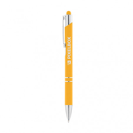 Stylo promotionnel Crosby soft Touch stylet clip personnalisable Stylo promotionnel Crosby soft Touch stylet clip personnalisable - Jaune 123