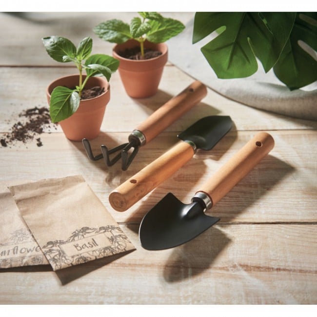Set de 3 outils de jardinage publicitaire Grass 