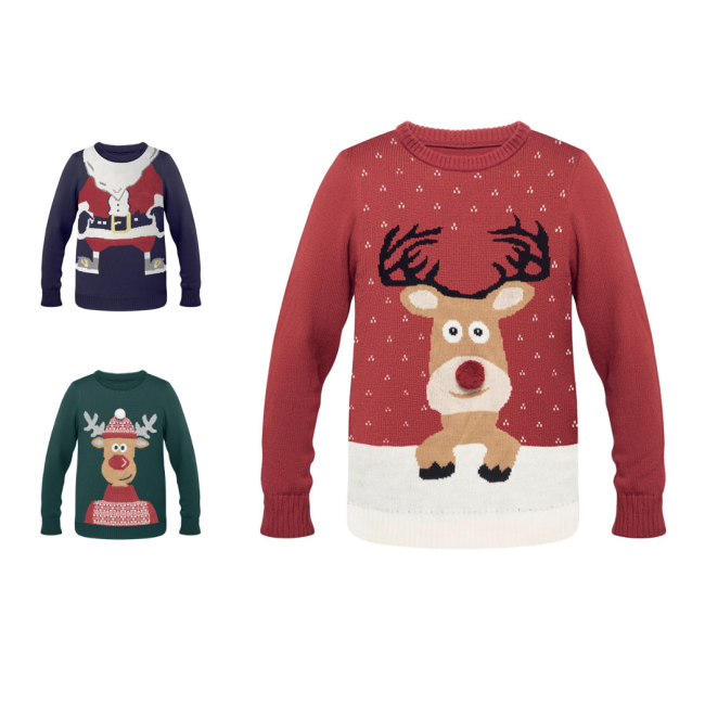 Pull de Noël personnalisable Shimas S/M 