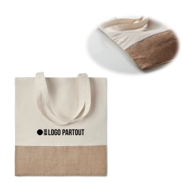 Tote Bag Coton / Jute Anses...