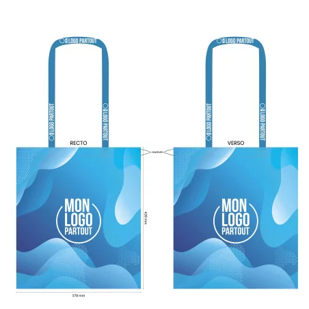 Tote bag personnalisé quadri Fullsub Tote bag personnalisé quadri Fullsub - couv