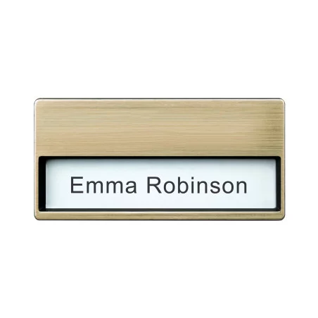 Badge aimanté nominatif publicitaire 