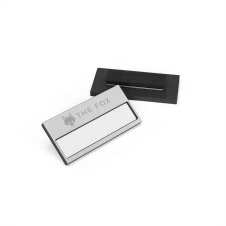 Badge aimanté nominatif publicitaire 