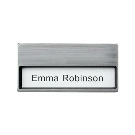 Badge aimanté nominatif publicitaire 