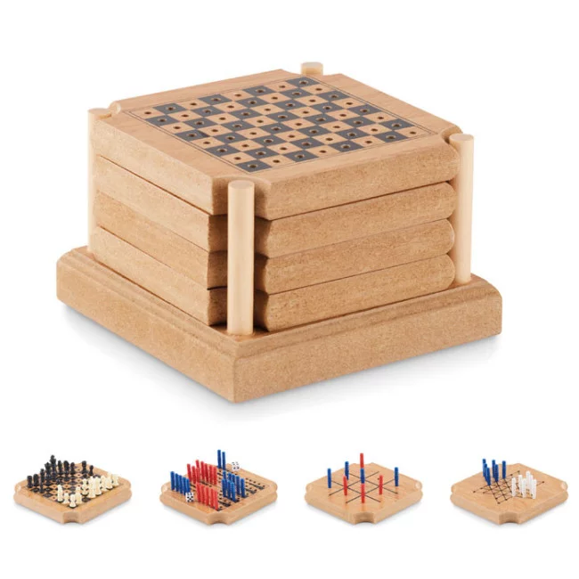 Set de 4 sous-verres en lièges Coastgame
