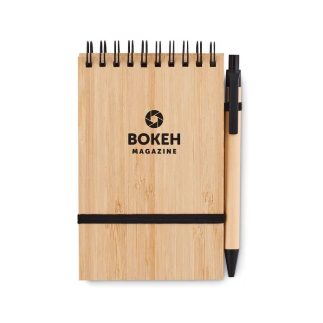 Bloc-notes A6 avec couverture en bambou Sonorabam 