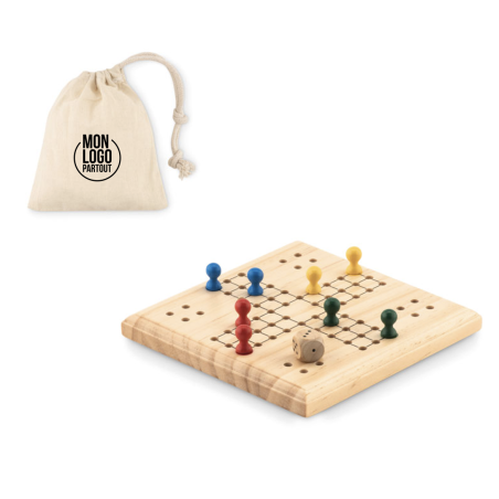 Jeux personnalisé en bois Ludo 