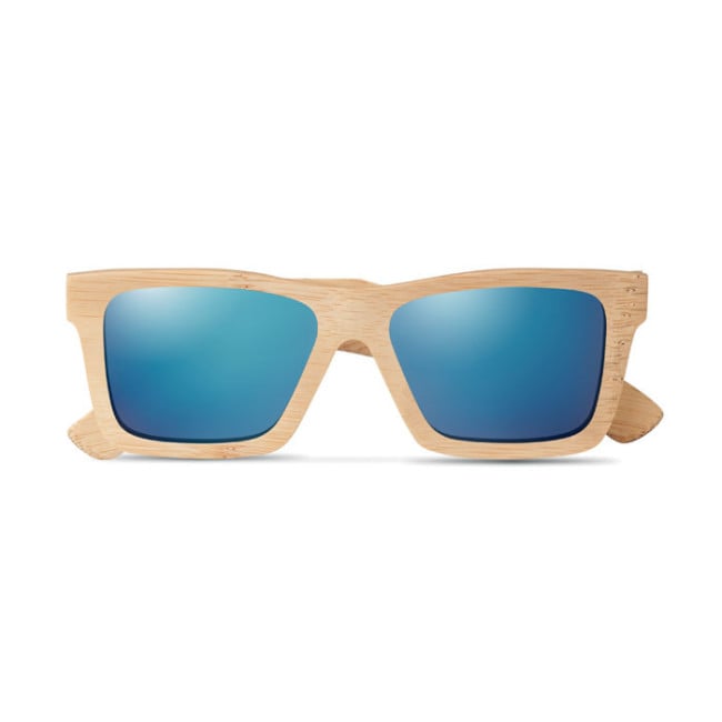 Lunettes de soleil bambou publicitaire Wanaka 