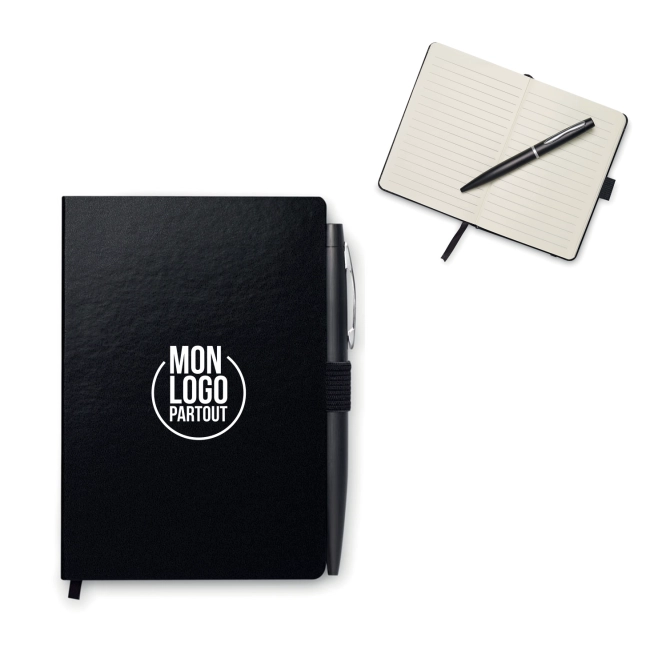 Carnet personnalisé A6 avec stylo Notalux 