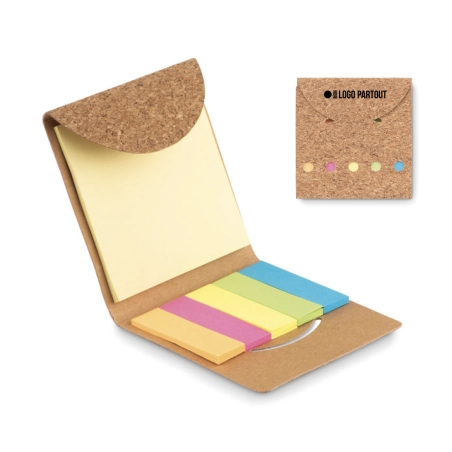 Bloc-notes adhésif liège Foldcork 