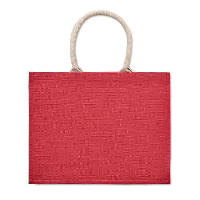 Sac shopping publicitaire en jute Aura 