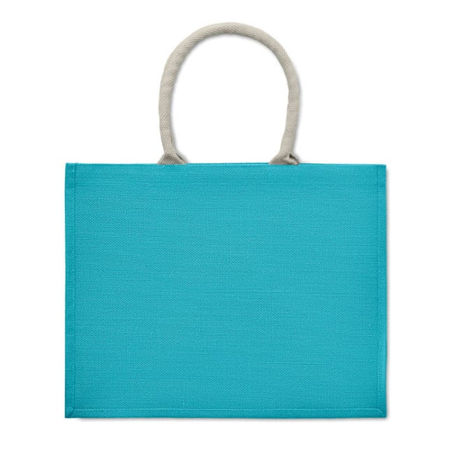 Sac shopping publicitaire en jute Aura 