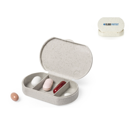 Pilulier personnalisé fibre de bambou Varsum 