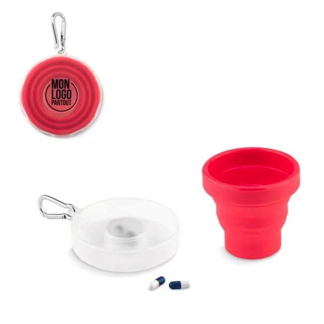 Pilulier Publicitaire Verre Pliable 