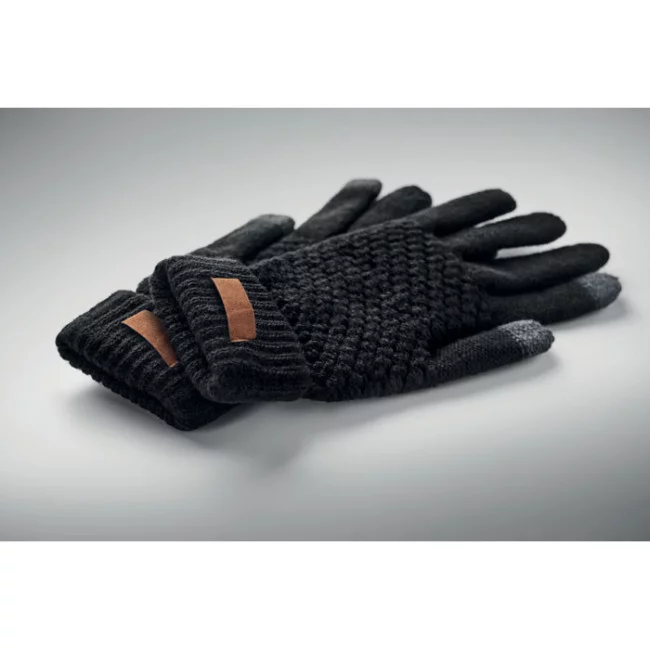 Gants tactiles tricotés publicitaires Takai
