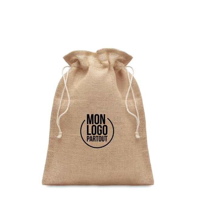 Pochette cadeau en toile de jute Small