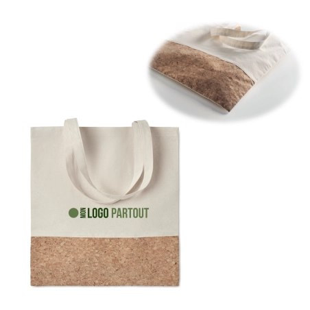 Tote Bag Coton / Liège Anses longues 