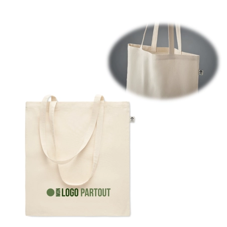 Sac shopping personnalisé coton Bio + 