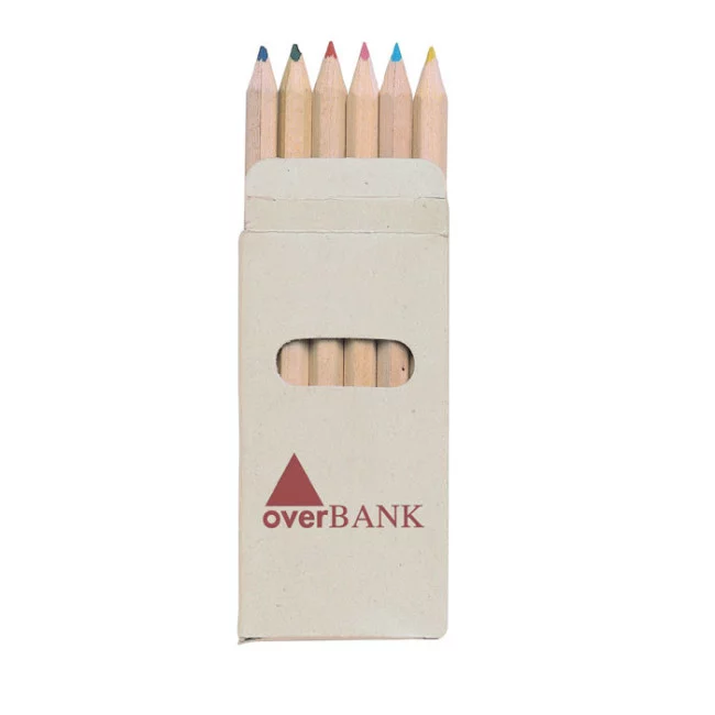 Set de 6 crayons de couleurs Abigail