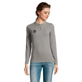 Polo manches longues femme...