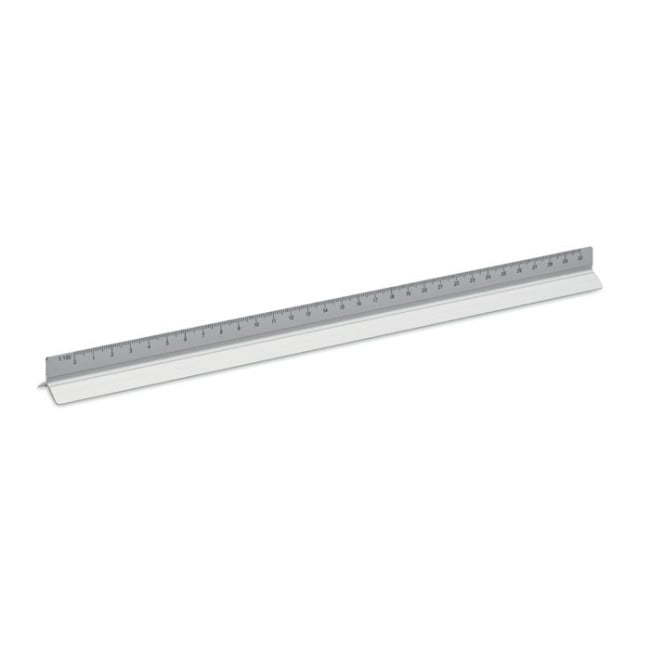 Règle en métal publicitaire Thirty 30 cm