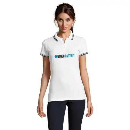 Polo publicitaire Pasadena femme 