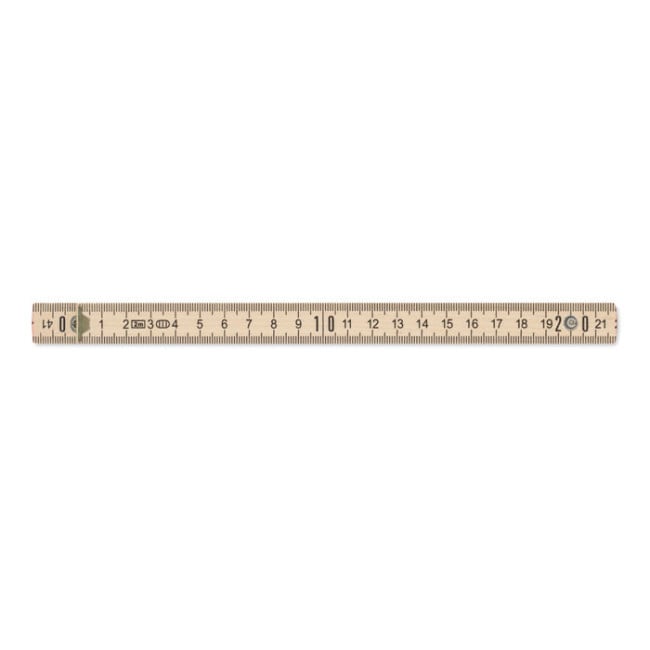 Règle de menuisier en bois Ara 2 Mètres 