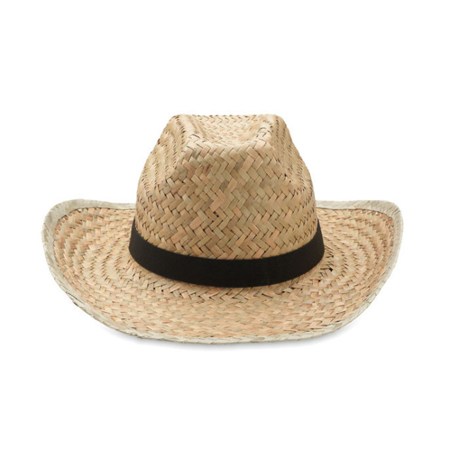 Chapeau cow-boy publicitaire en paille Texas