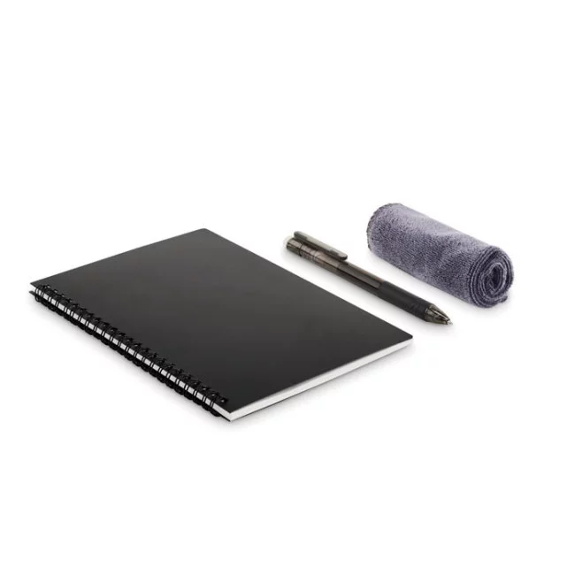 Carnet avec stylo effaçable et chiffon Nobuuk 