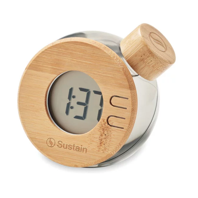 Horloge LCD fonctionnant sans pile Droppy Lux