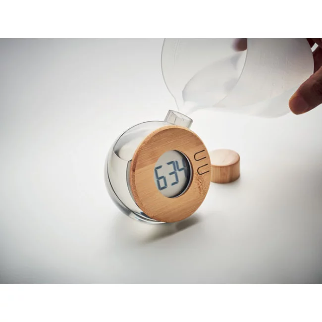 Horloge LCD fonctionnant sans pile Droppy Lux