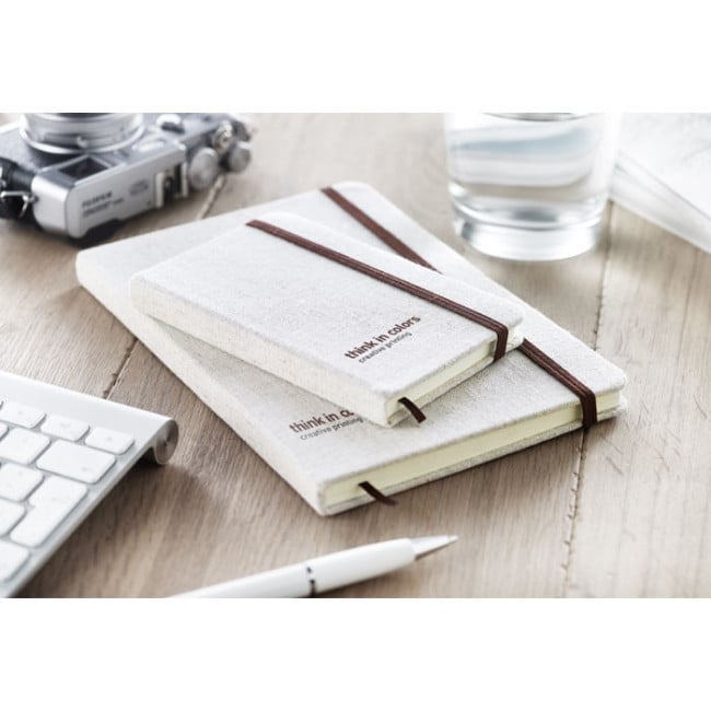 Carnet publicitaire A6 en toile rigide Canvas 