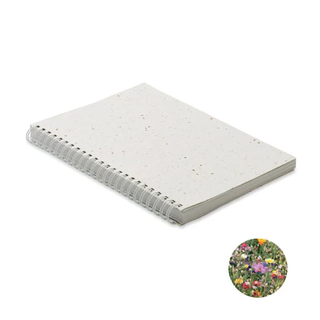 Carnet A5 à spirale Seed Ring